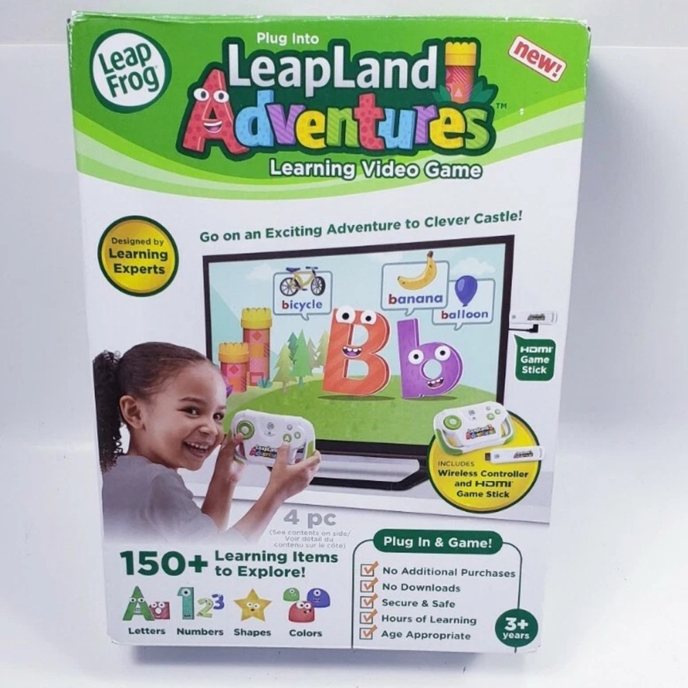 LeapFrog LeapLand Adventures Learning Video Game - New